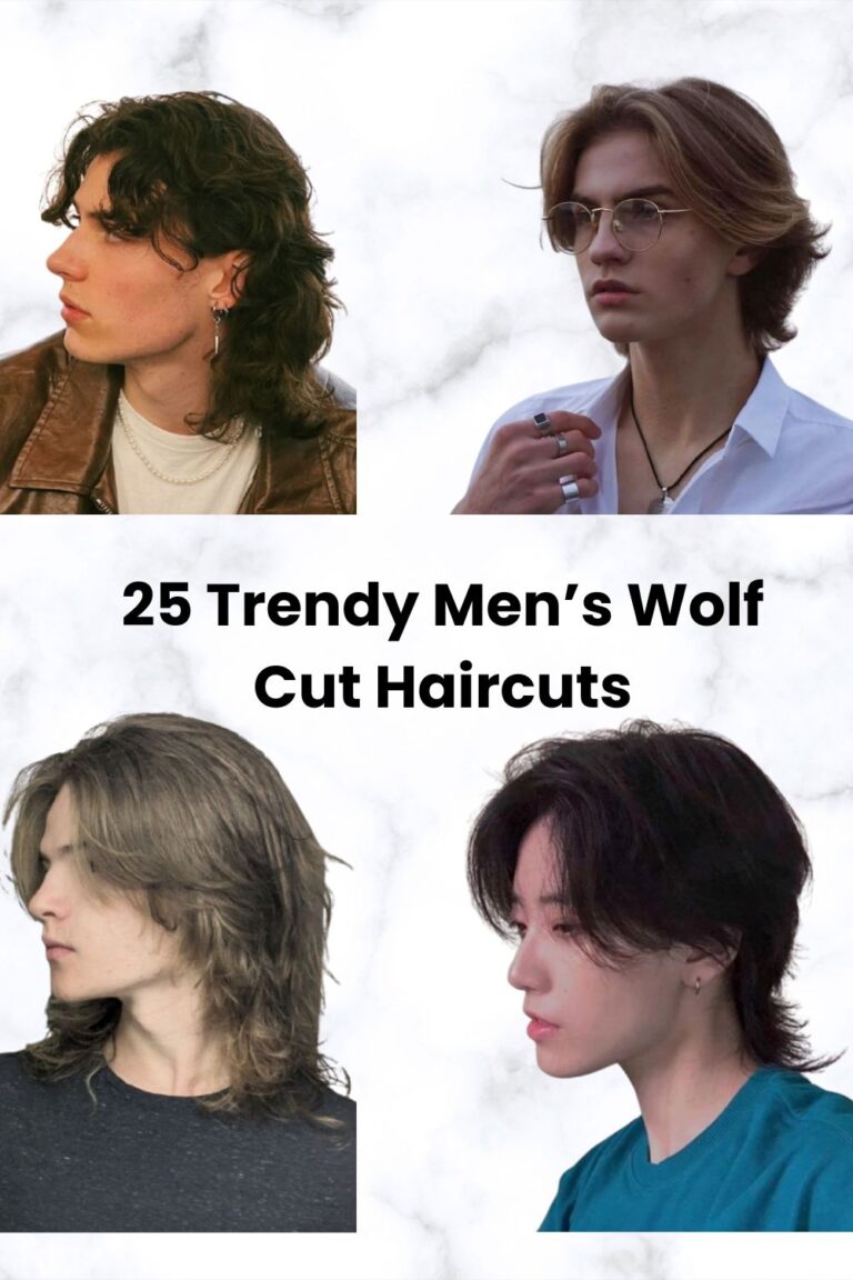 25 Trendy Men’s Wolf Cut Haircuts That Stand Out in 2025