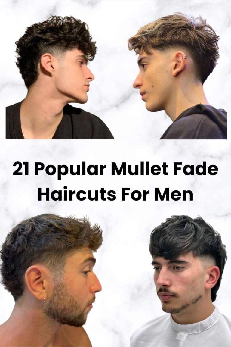 21 Popular Mullet Fade Haircuts For Men