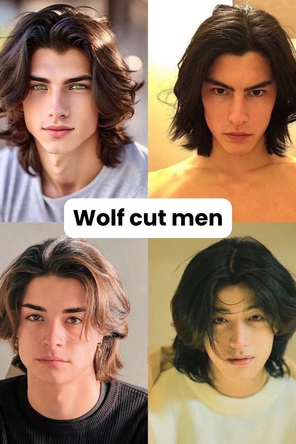 wolf cut hairstyles men