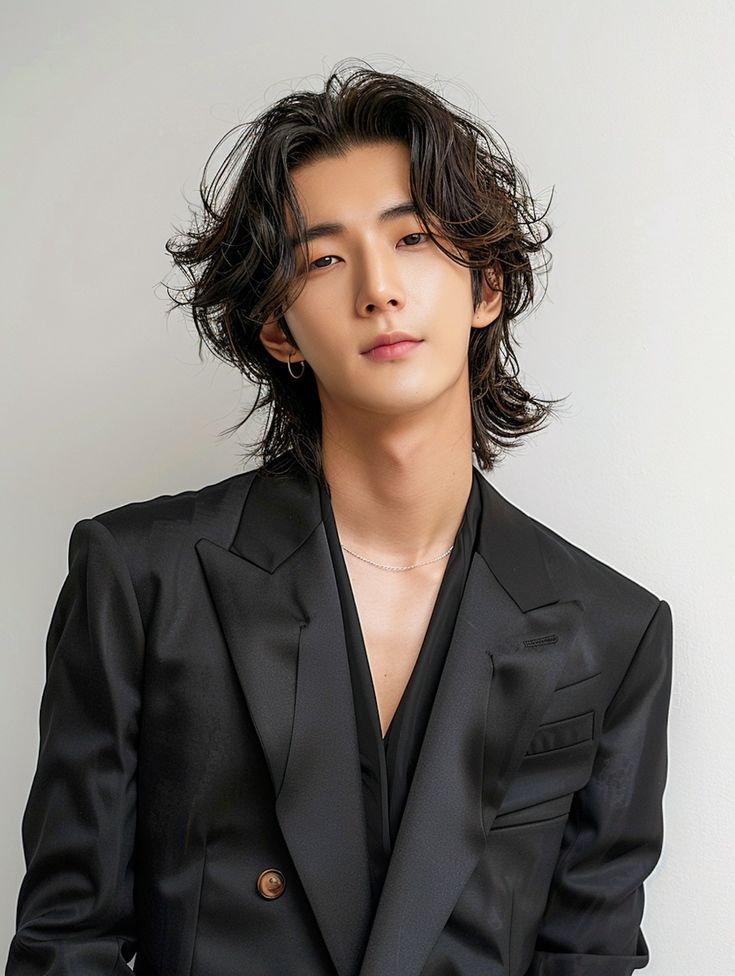 Korean Wolf Cut male