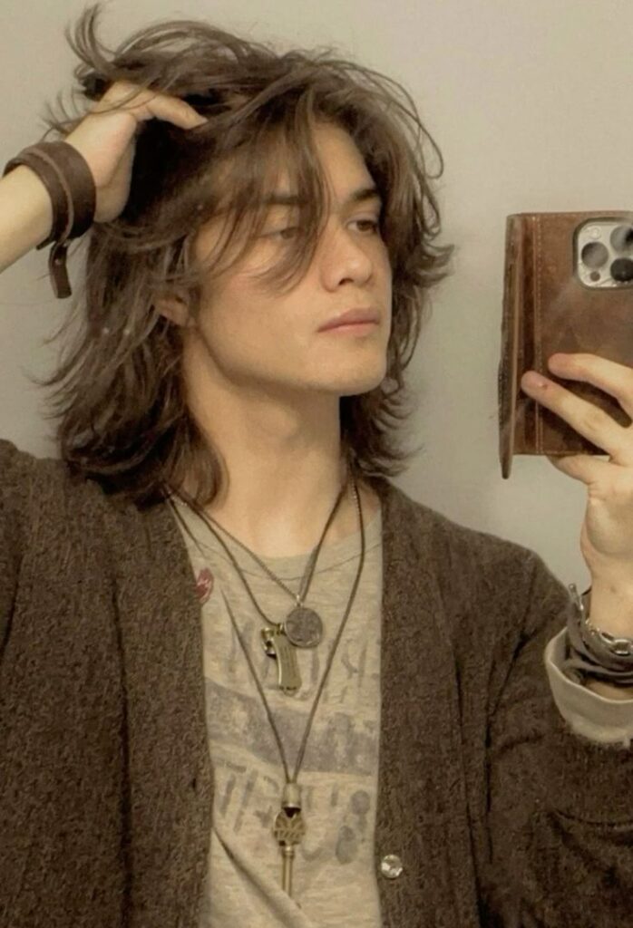 Long Wolf Cut Men