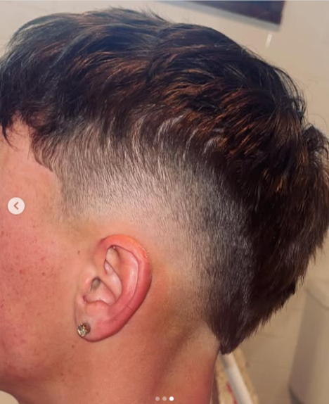 Mid-Fade Mullet haircut