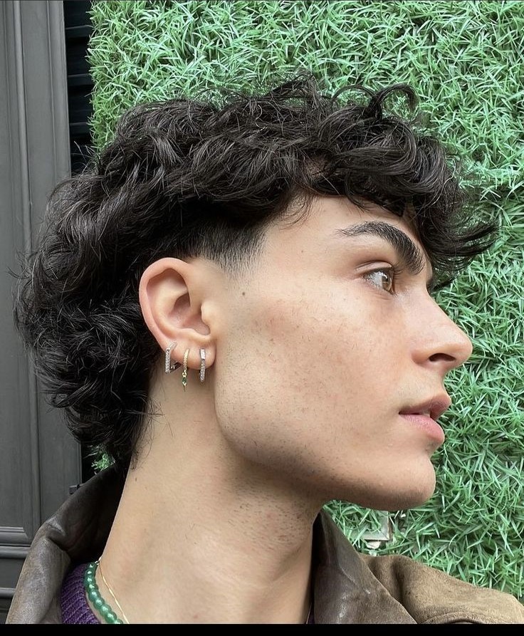 Wavy Mullet Fade