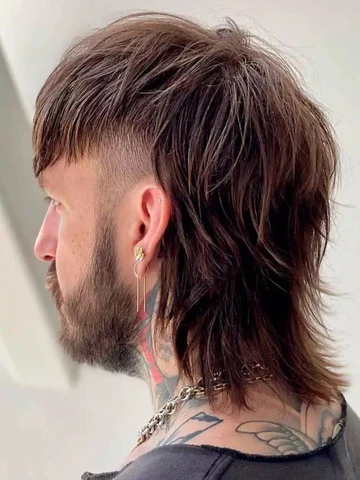Wolf Cut Mullet for Men