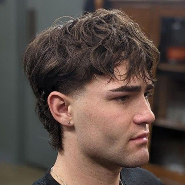 Buzzed sides wolf cut