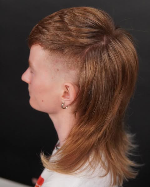 Disconnected Mullet Fade