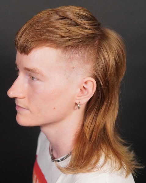 Disconnected Mullet Fade