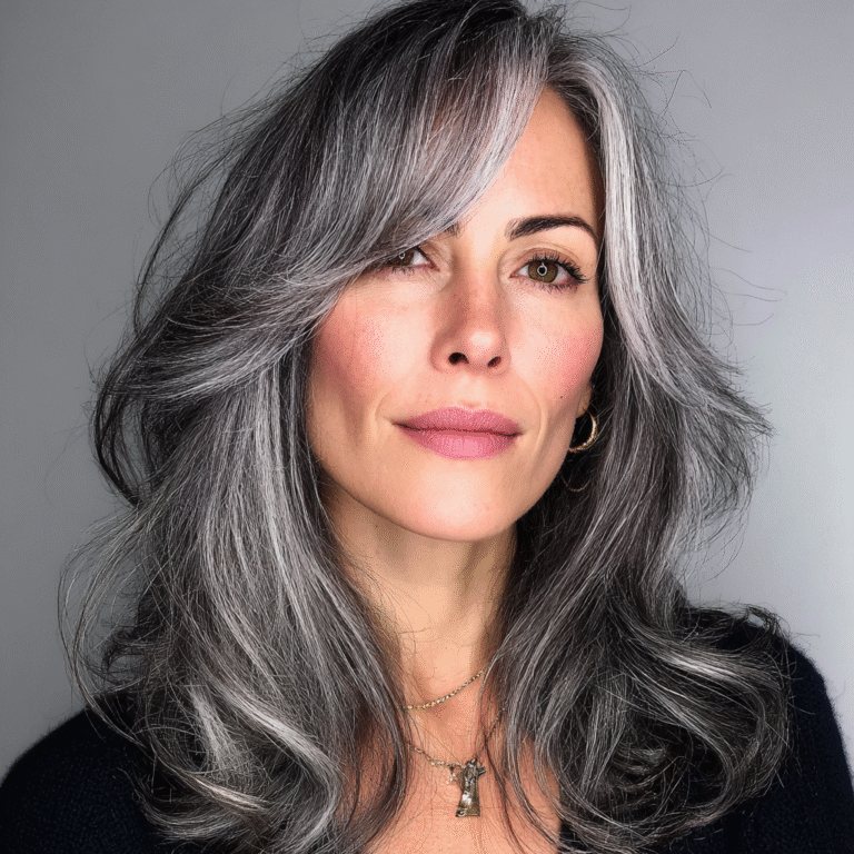 Salt and Pepper Hair Inspo