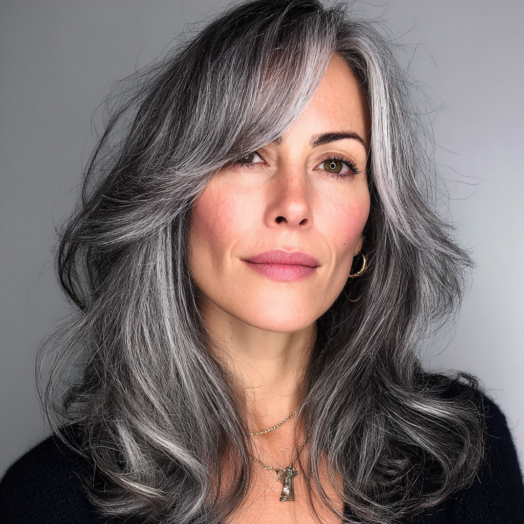 Salt and Pepper Hair Inspo
