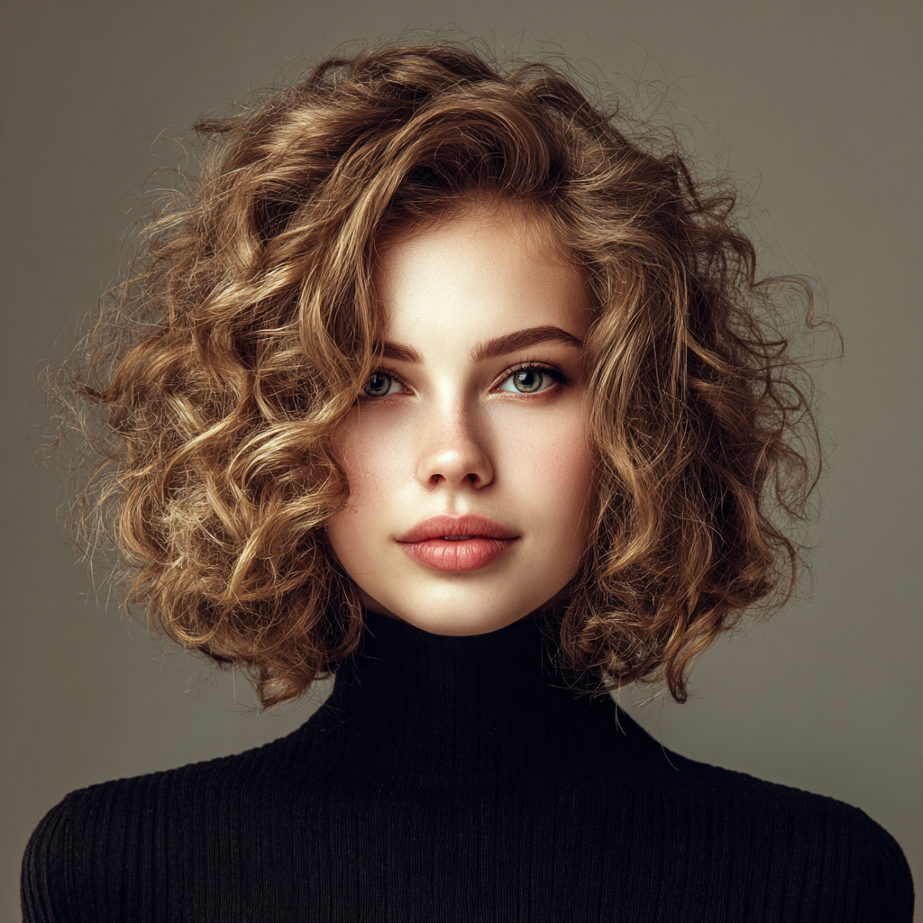 Elegant Curly Hairstyles for Short Hair